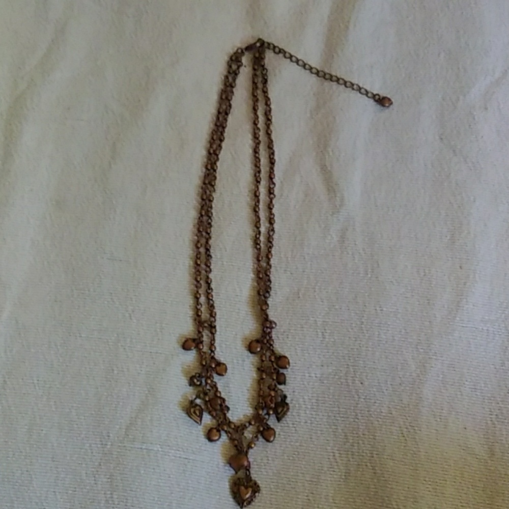 Bronze colored necklace